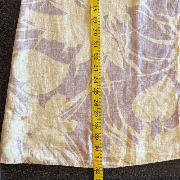 Finnkarelia Floral Patterned Flax Linen Mini Dress/ Tunic size Small - Picture 10 of 10